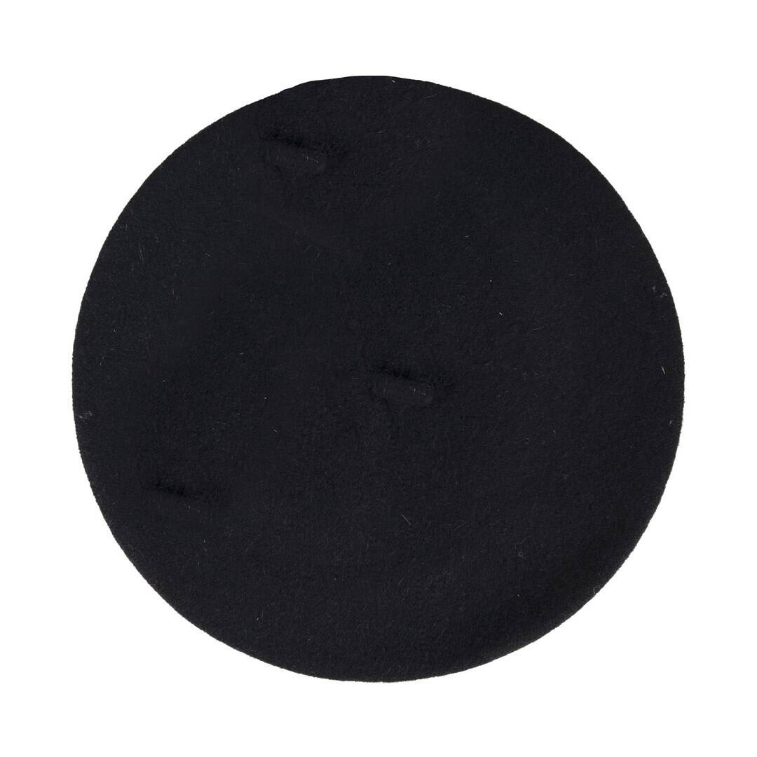 Béret en laine - adulte - noir