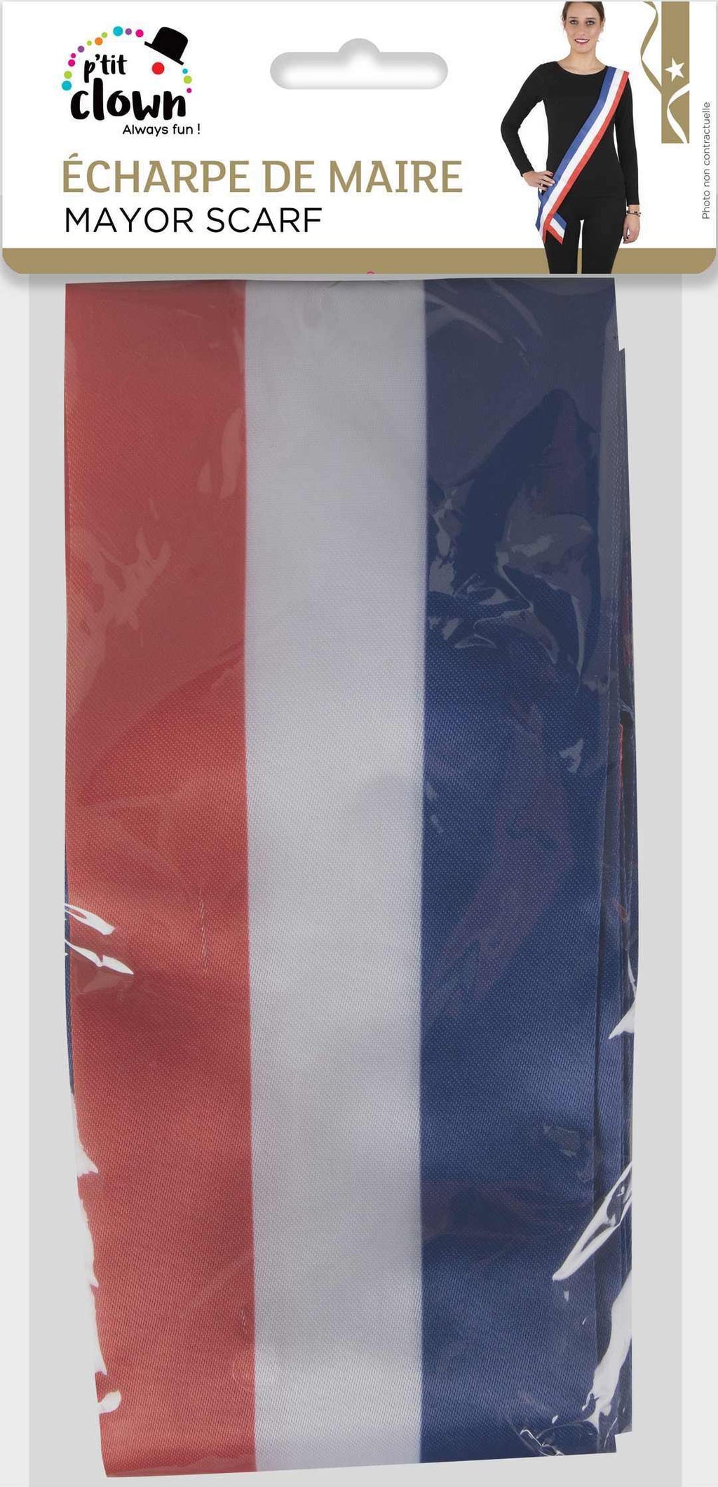Écharpe de maire - bleu, blanc, rouge