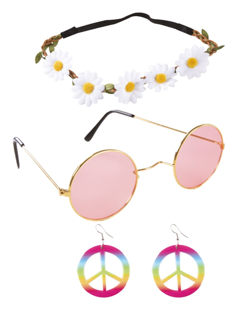 Hippie-Set – Erwachsene – Einheitsgröße