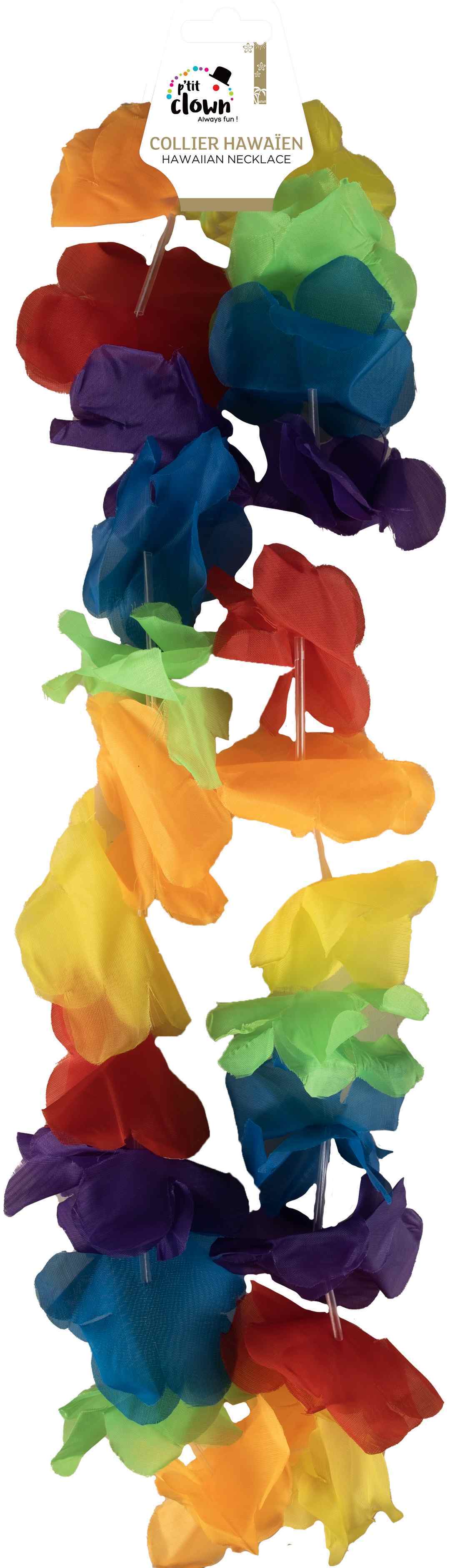 Hawaii-Halskette – Neonfarben, mehrfarbig
