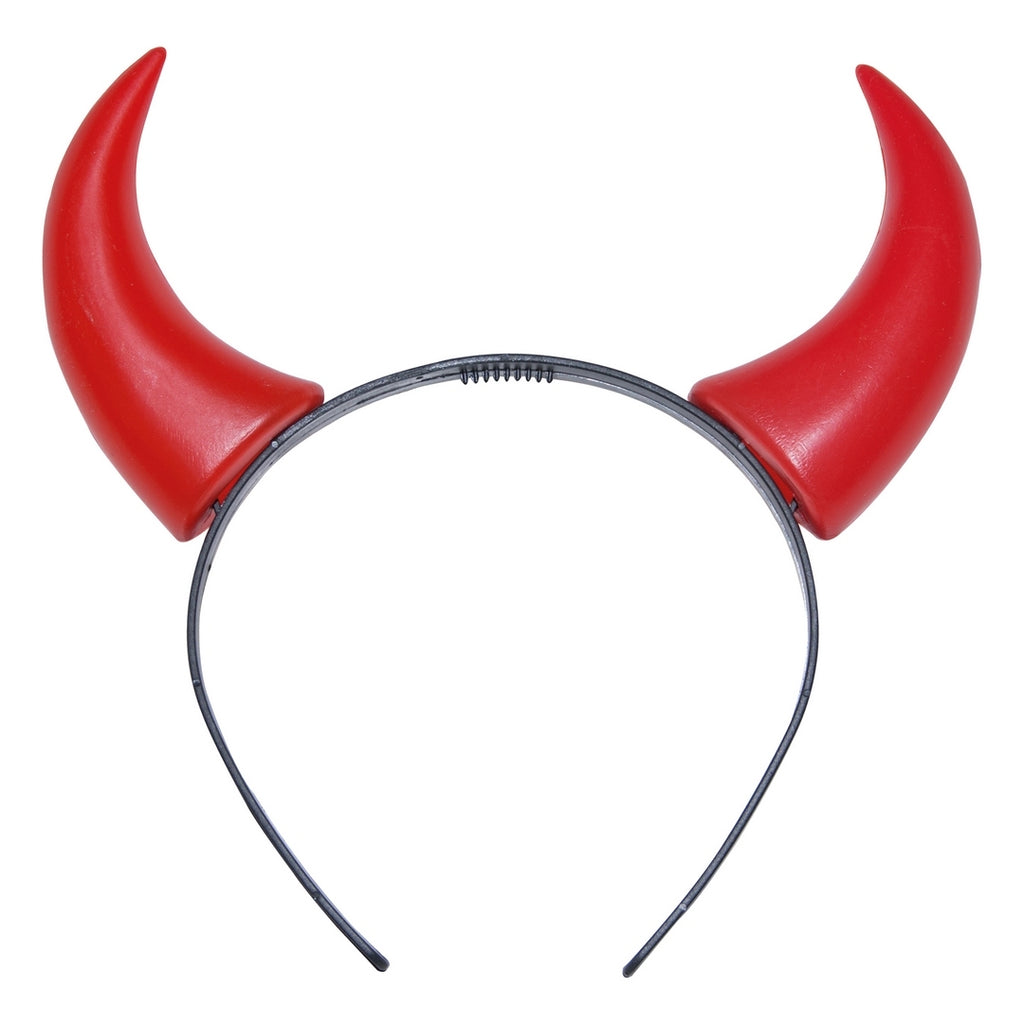 Serre-tête cornes de diable - rouge