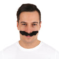 Moustache - plumber, black