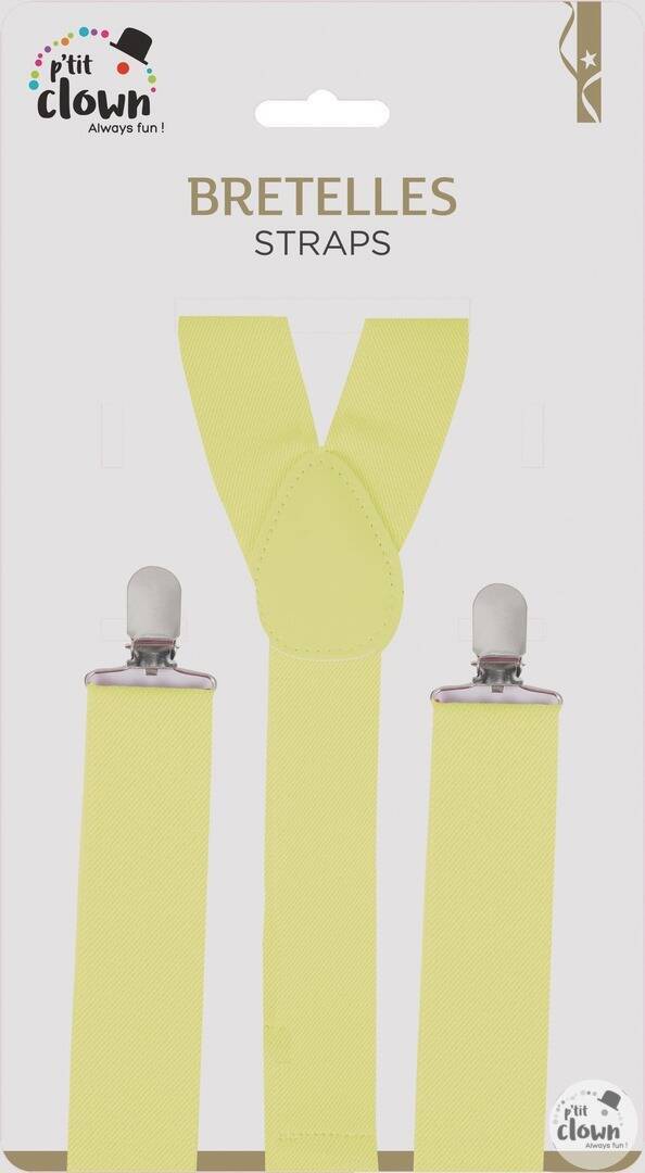 Suspenders - fluorescent yellow