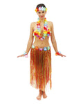 Jupe hawaïenne - adulte - multicolore - 80 cm