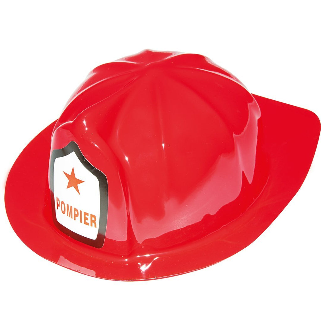 Feuerwehrhelm - rot - Erwachsene