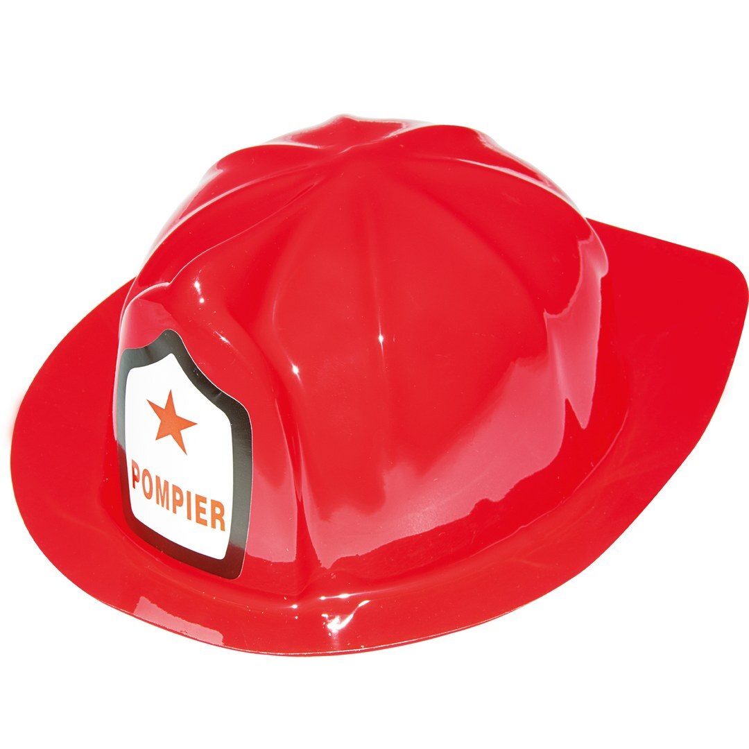 Feuerwehrhelm - rot - Erwachsene