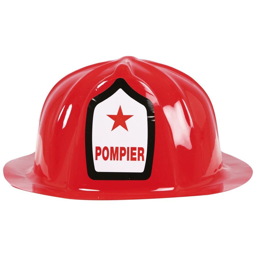 Feuerwehrhelm - rot - Erwachsene