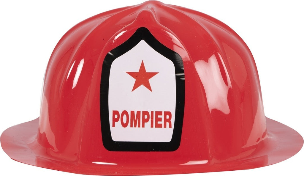 Feuerwehrhelm - rot - Erwachsene