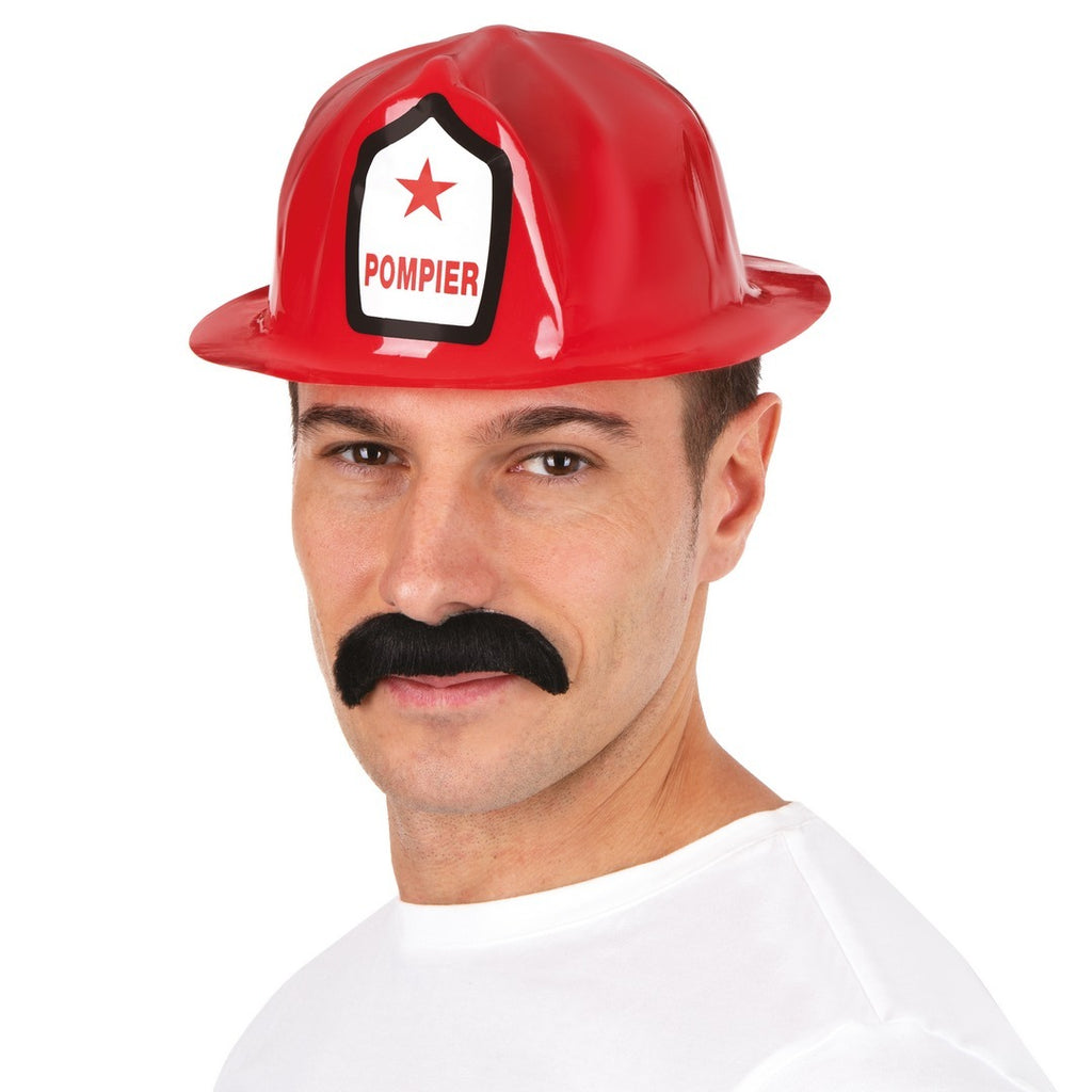 Feuerwehrhelm - rot - Erwachsene