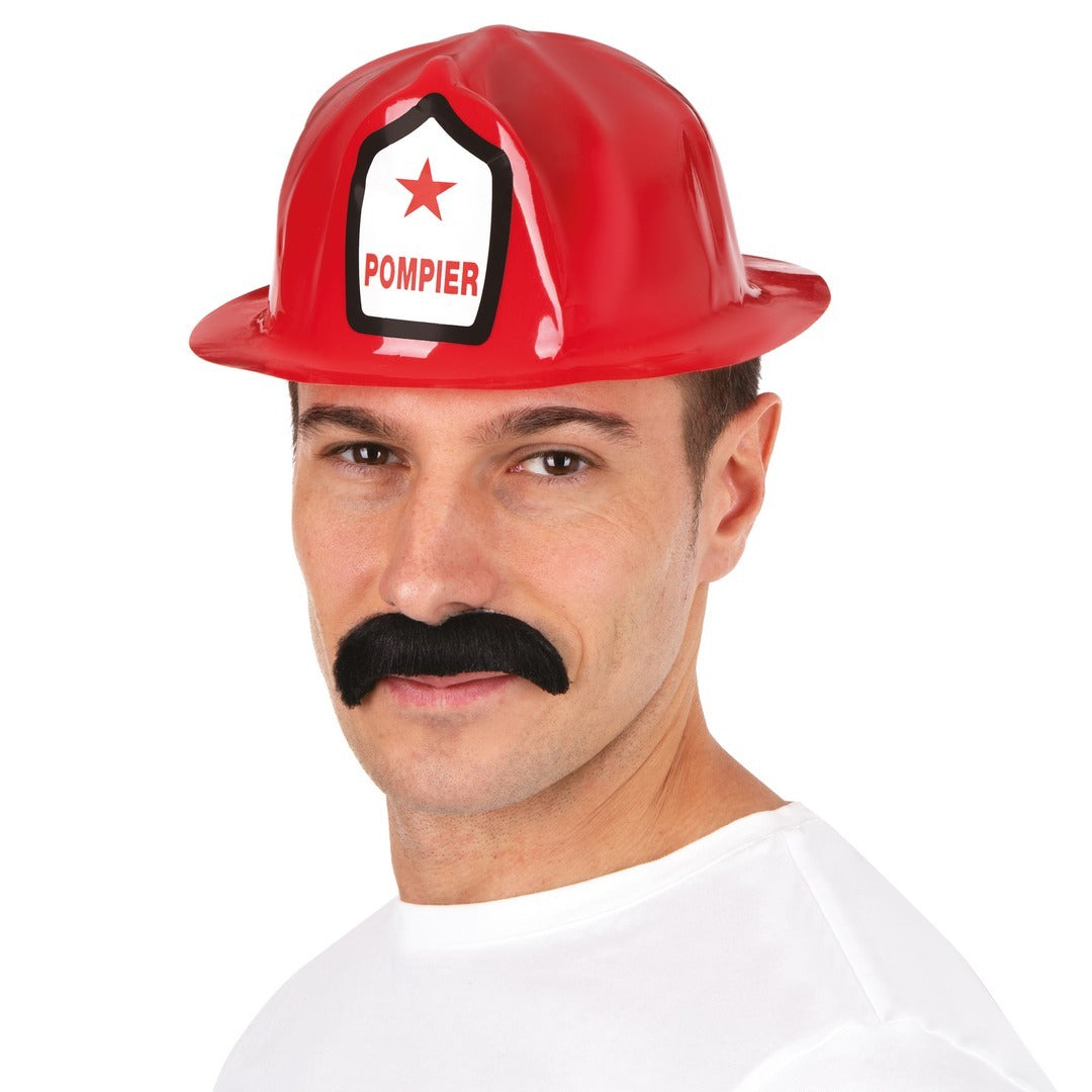 Feuerwehrhelm - rot - Erwachsene