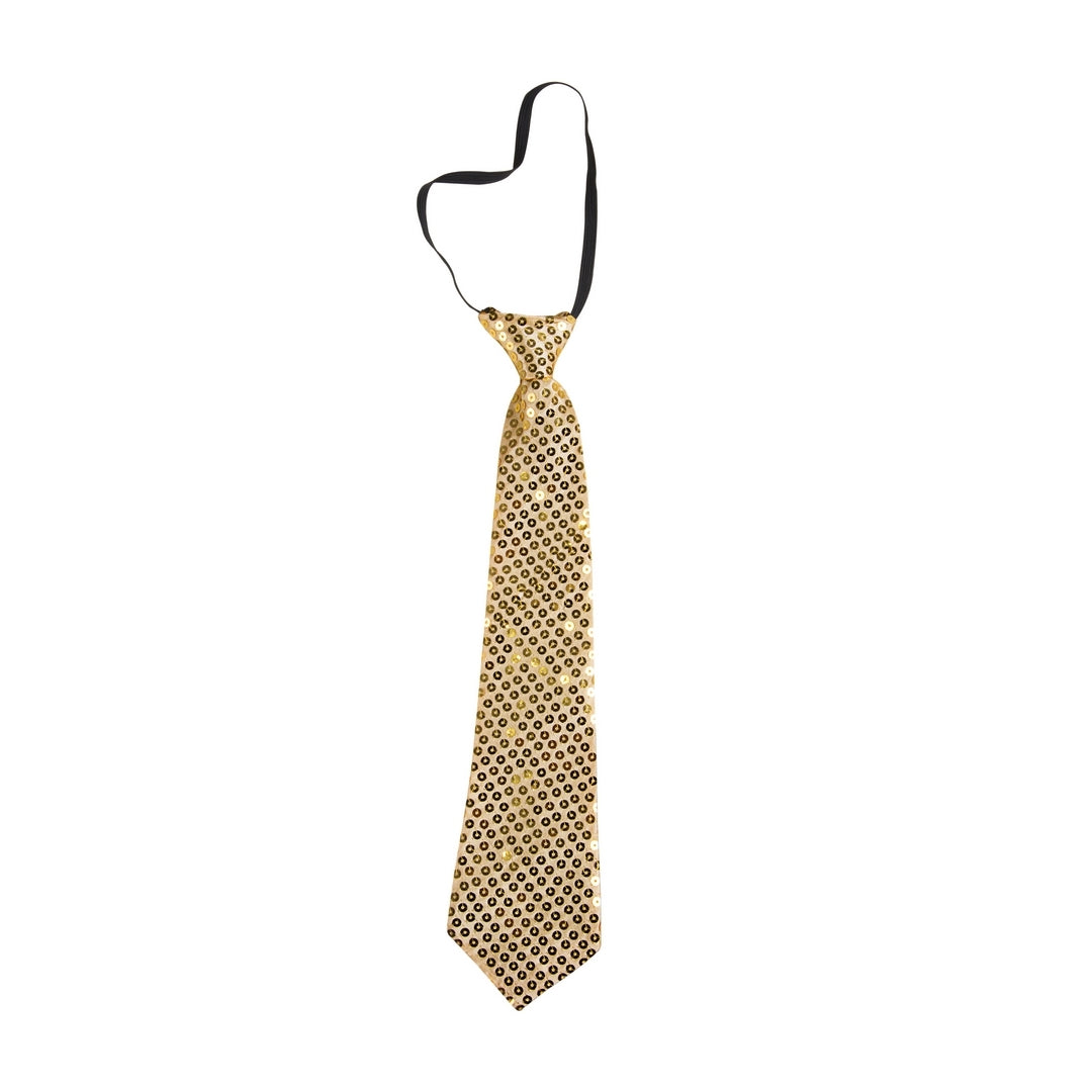 Paillettenkrawatte – Gold