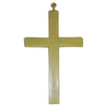 Collier croix de moine - or - 23 cm