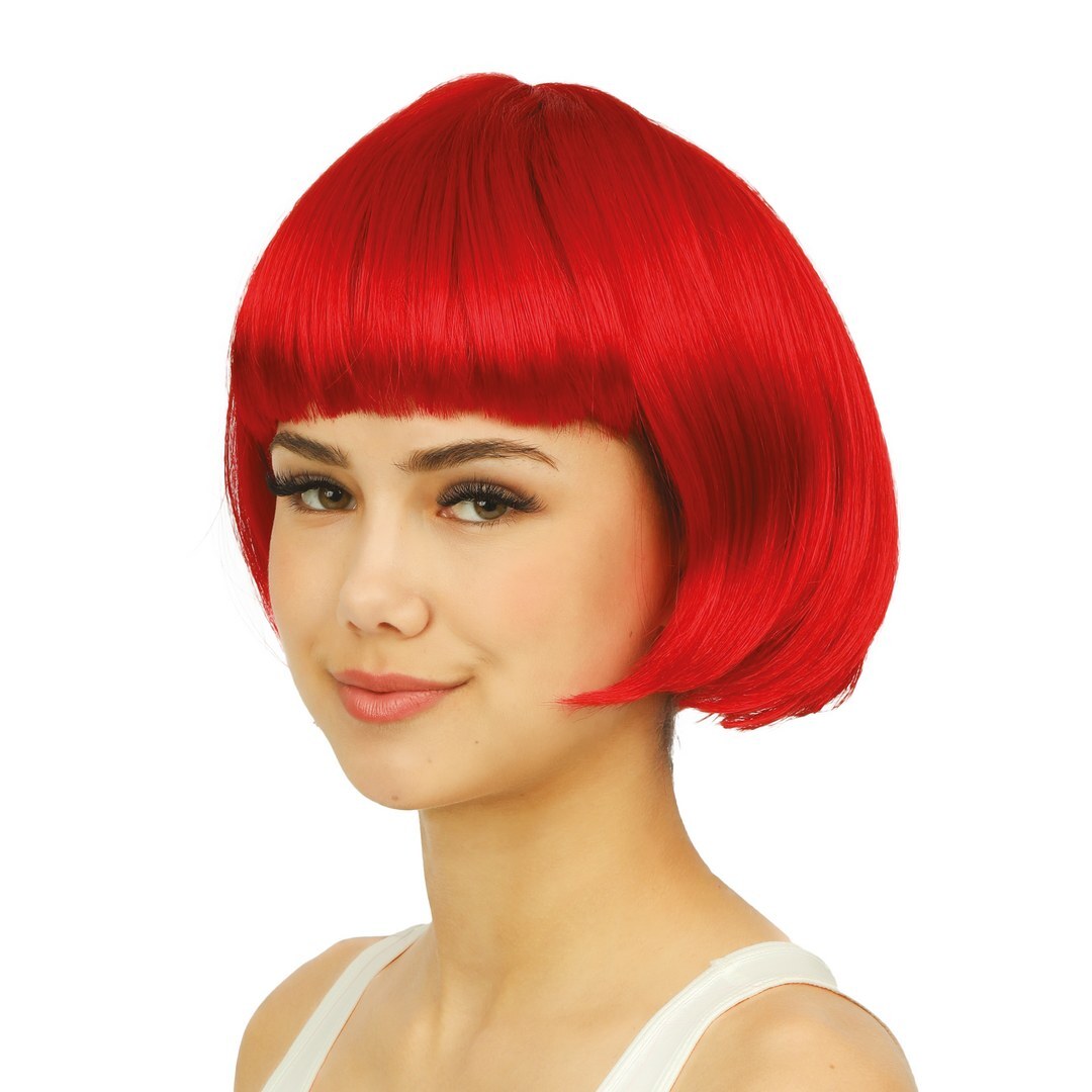 Perruque cabaret - rouge