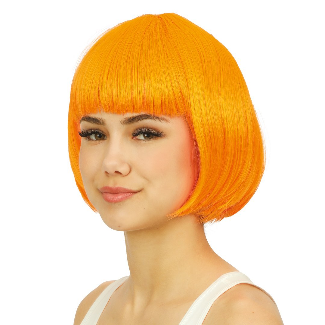 Perruque cabaret - orange
