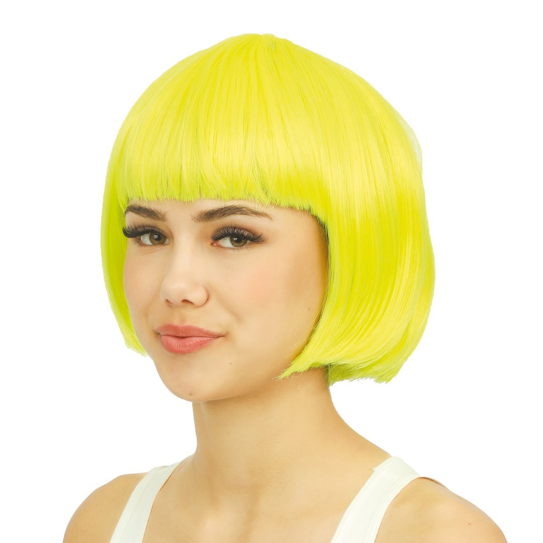 Perruque cabaret - jaune