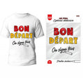 T-Shirt "Bon départ" zum Signieren