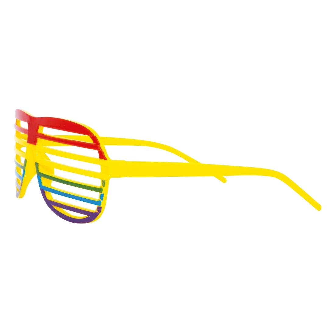Gefängnisgitterbrille - Regenbogen