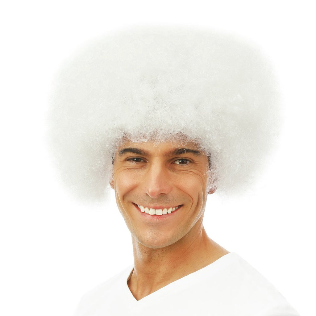 Afro-Perücke - weiß