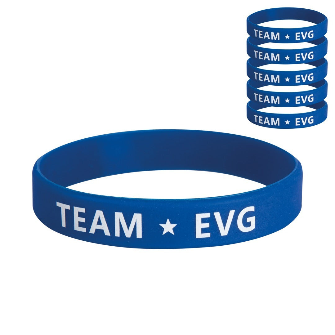 Armband Team EVG - blau - 6 Stück