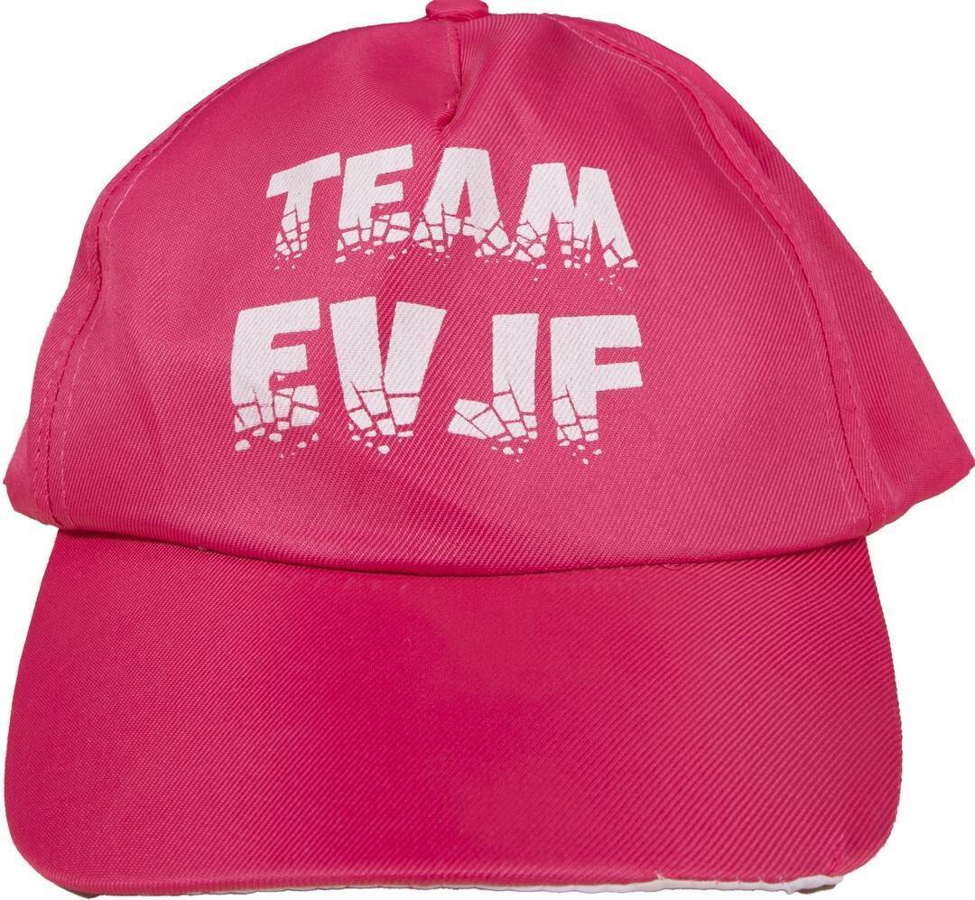 Casquette Team EVJF - rose - adulte