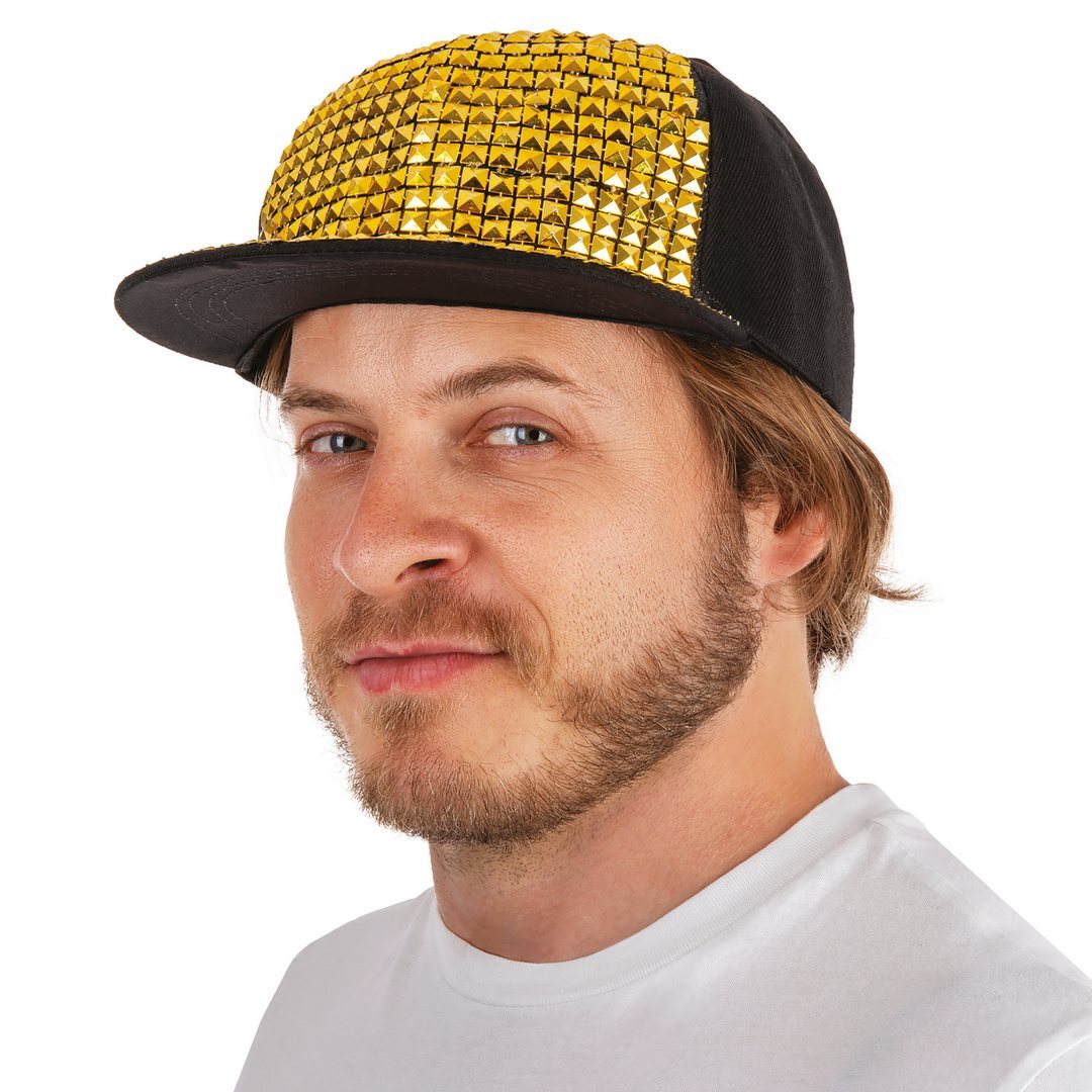 Bling-Bling-Cap – Erwachsene – Gold