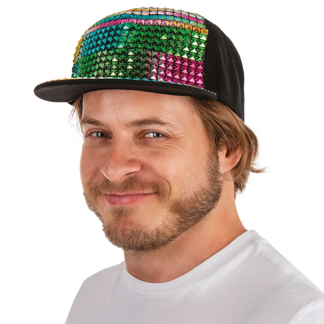 Casquette bling-bling - adulte - multicolore