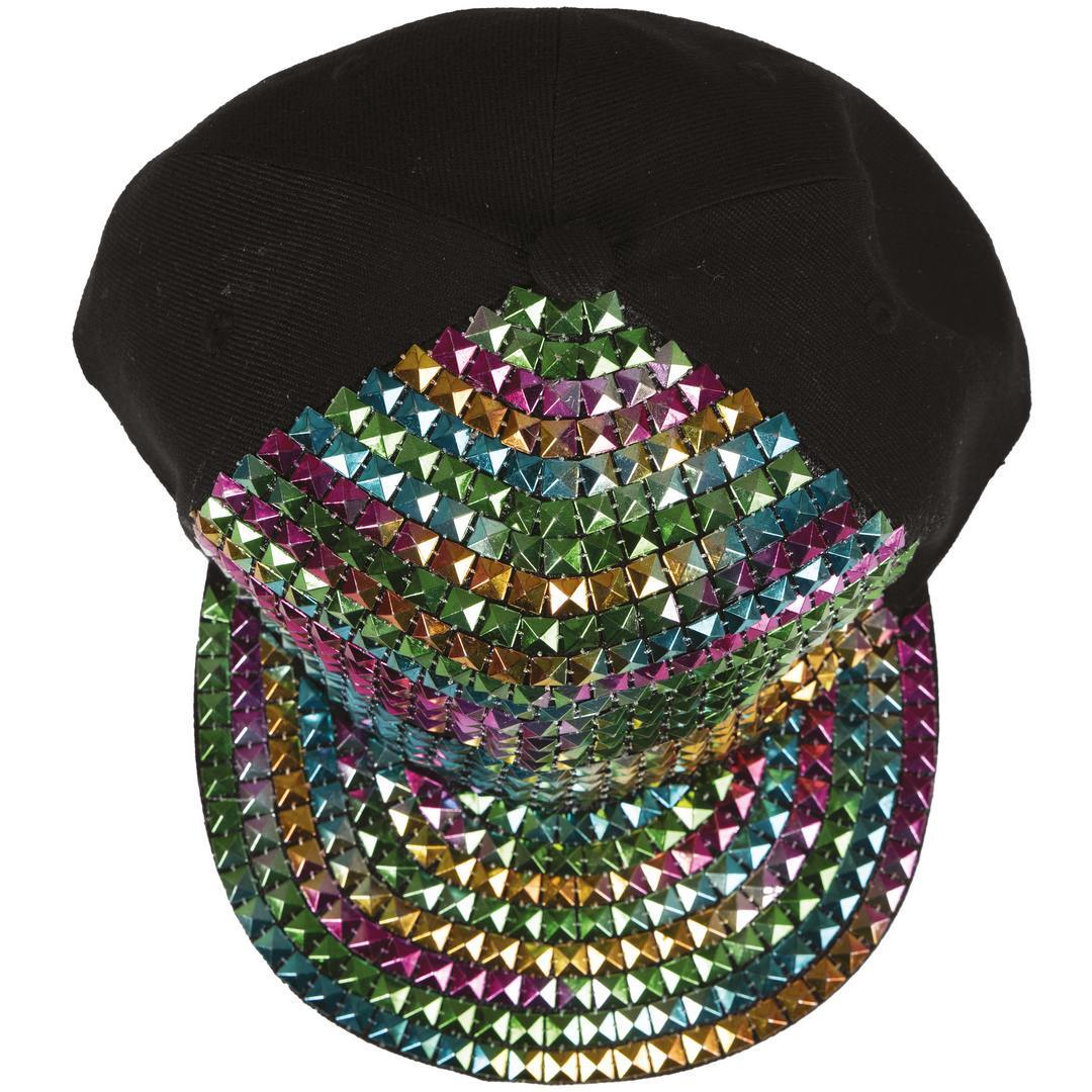 Casquette bling-bling - adulte - multicolore