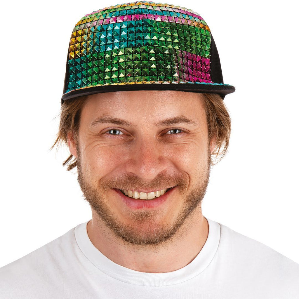Casquette bling-bling - adulte - multicolore