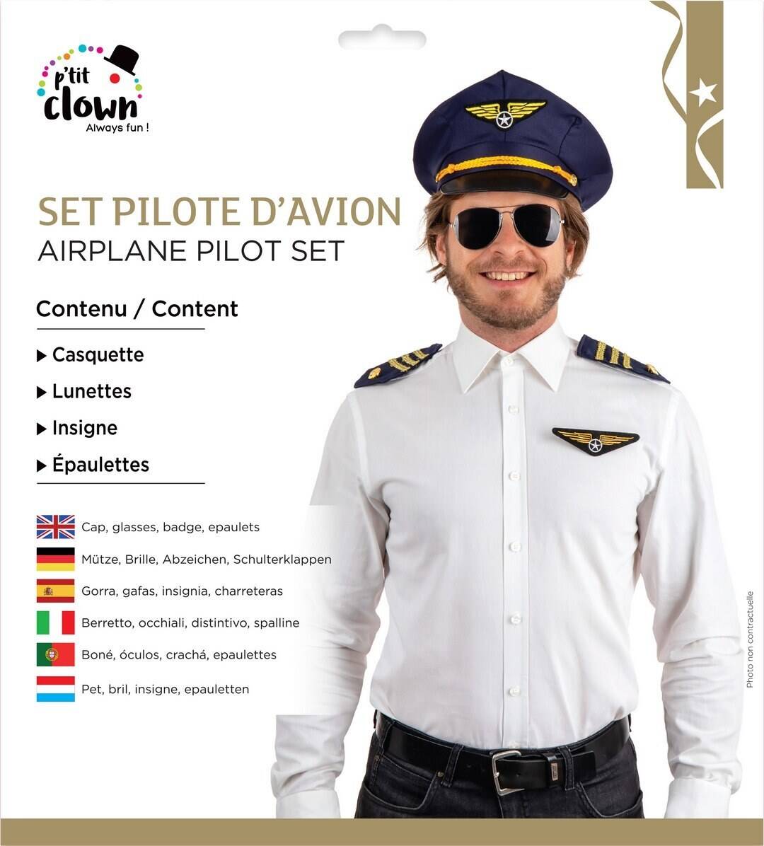 Flugzeug-Pilotenset