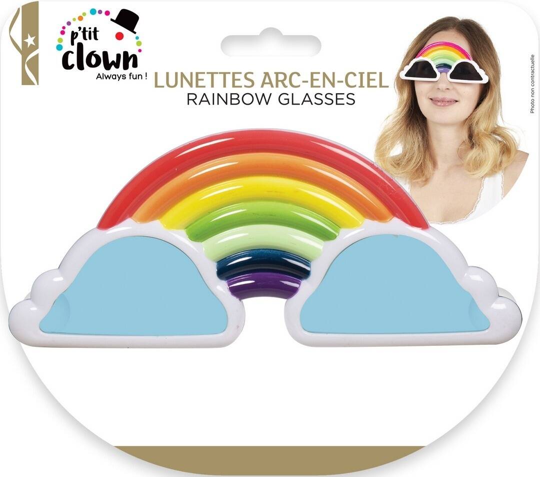 Regenbogenbrille - Wolken