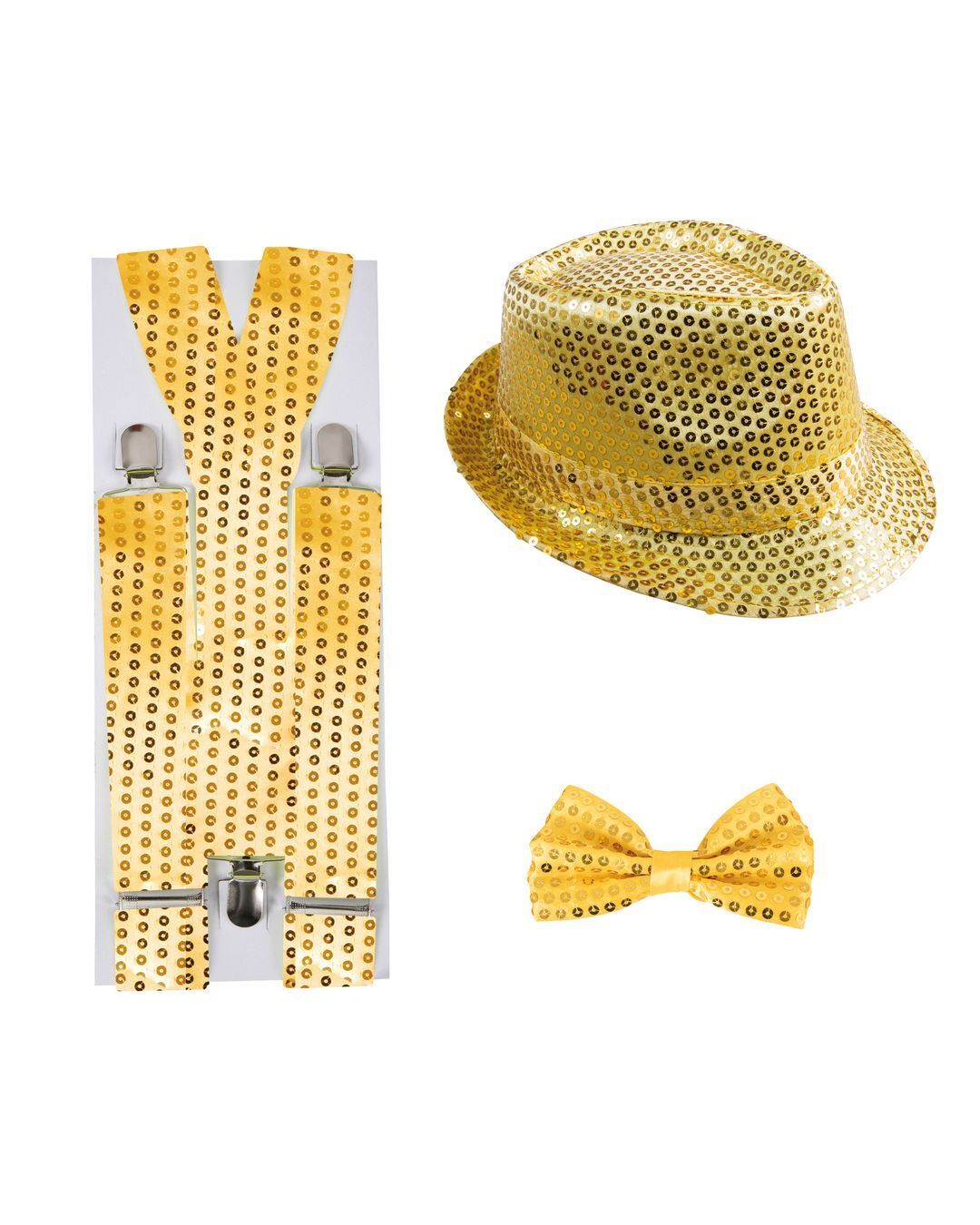 Pailletten-Disco-Set – gold