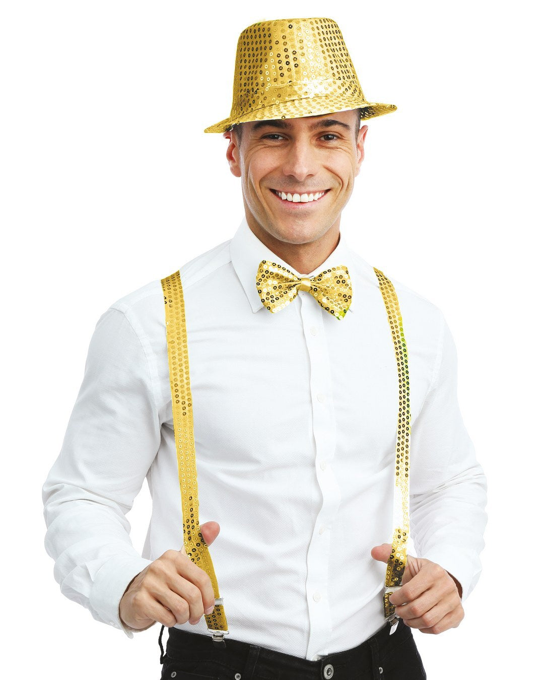 Pailletten-Disco-Set – gold