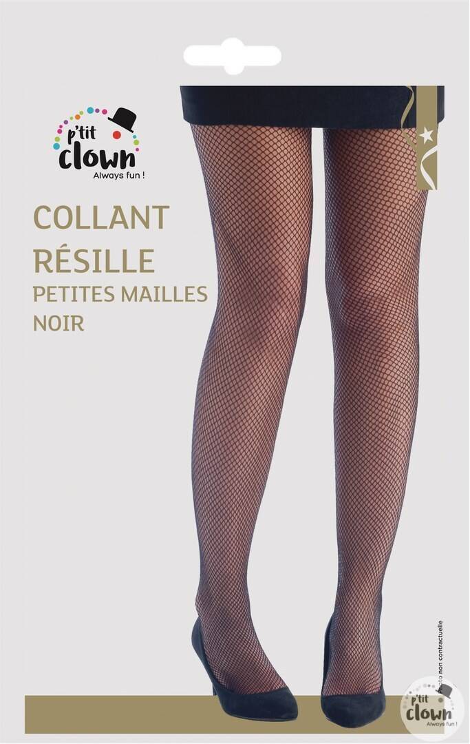 Collant résille - petites mailles - noir