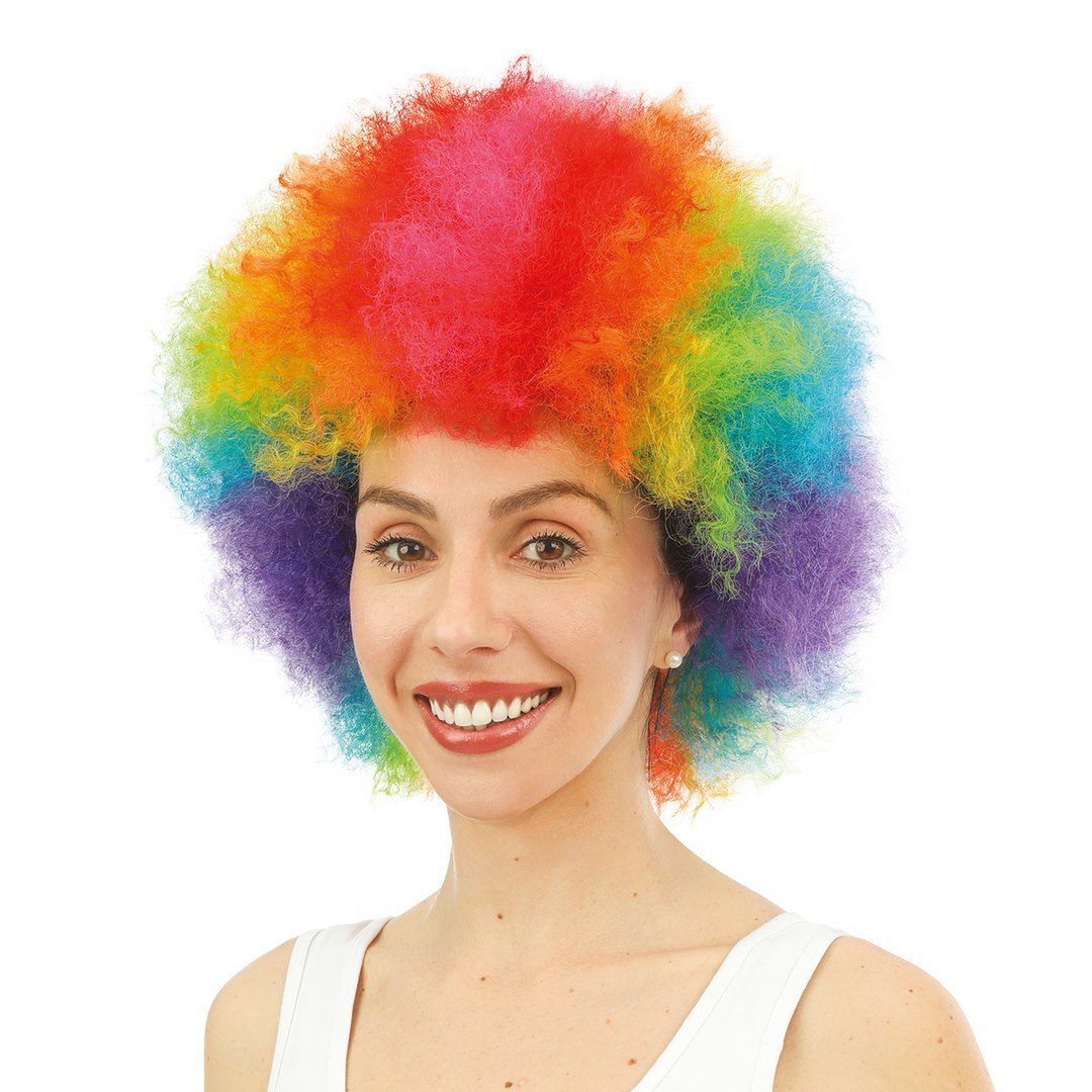 Afro-Perücke – mehrfarbig