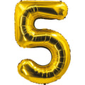 Folienballon - 88 cm - Gold - Ziffer 5