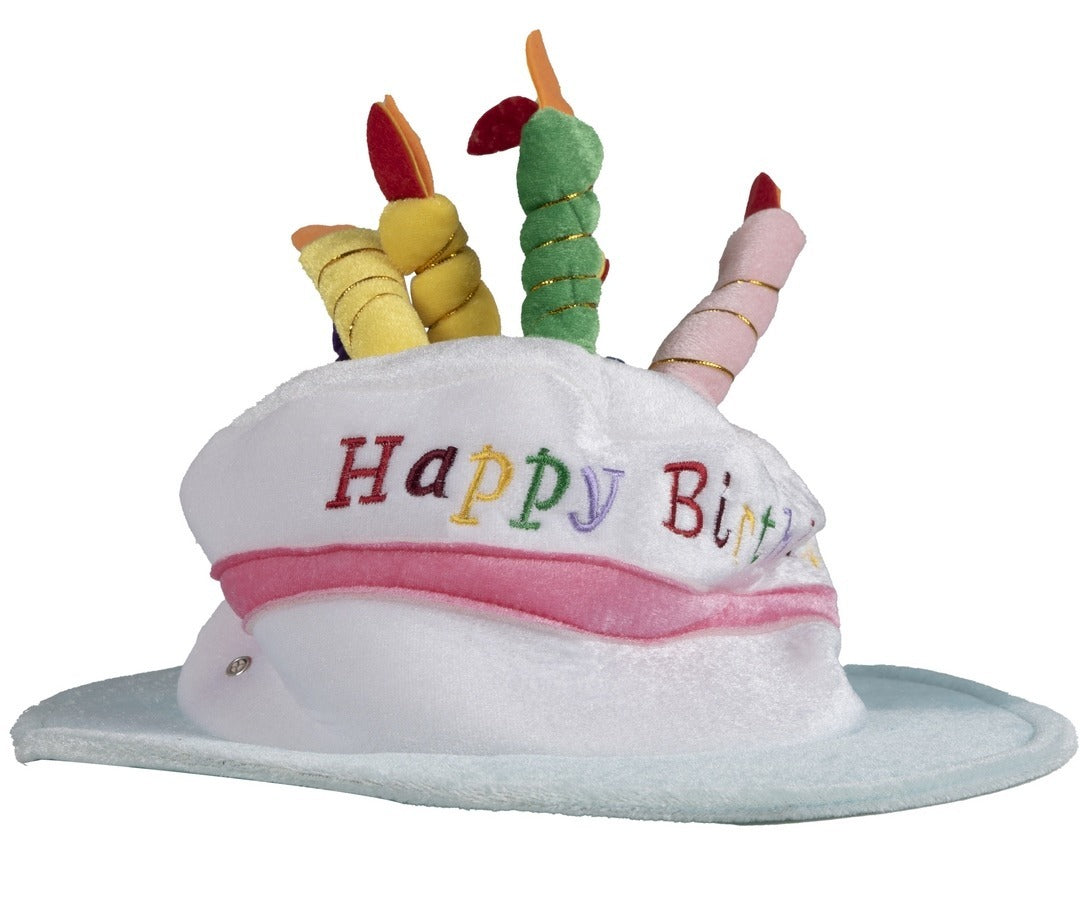 Chapeau gâteau - adulte - Happy Birthday musical
