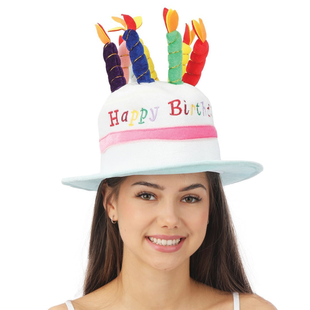 Chapeau gâteau - adulte - Happy Birthday musical