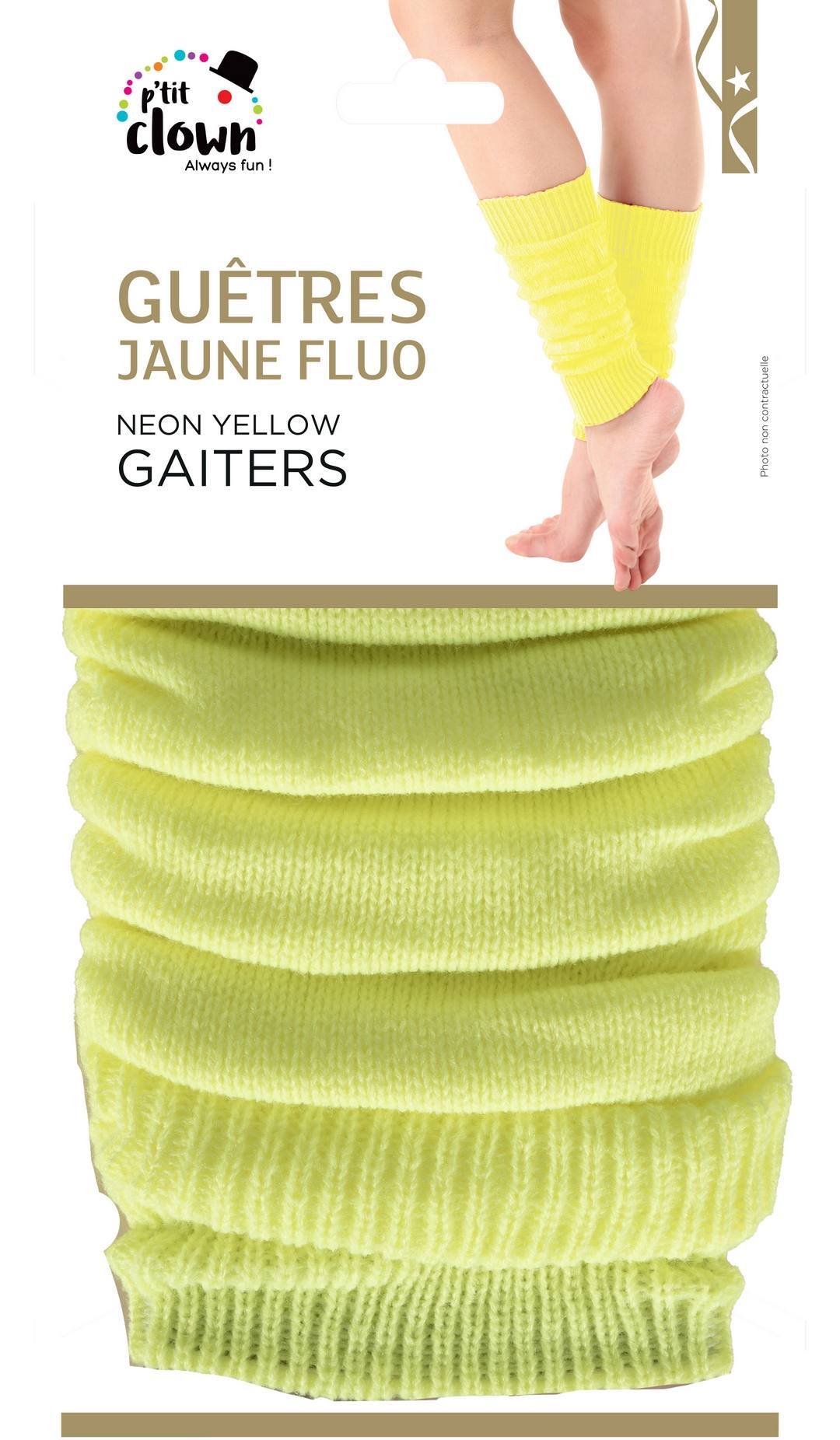 Guêtres - jaune fluo