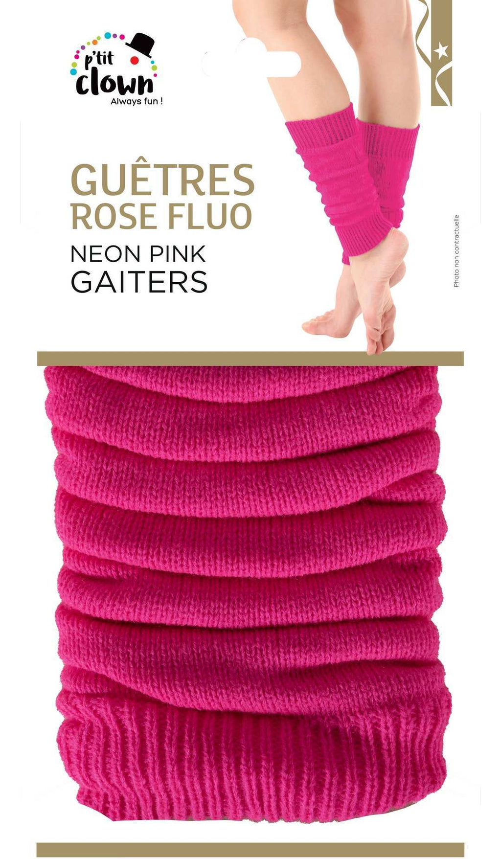 Guêtres - rose fluo