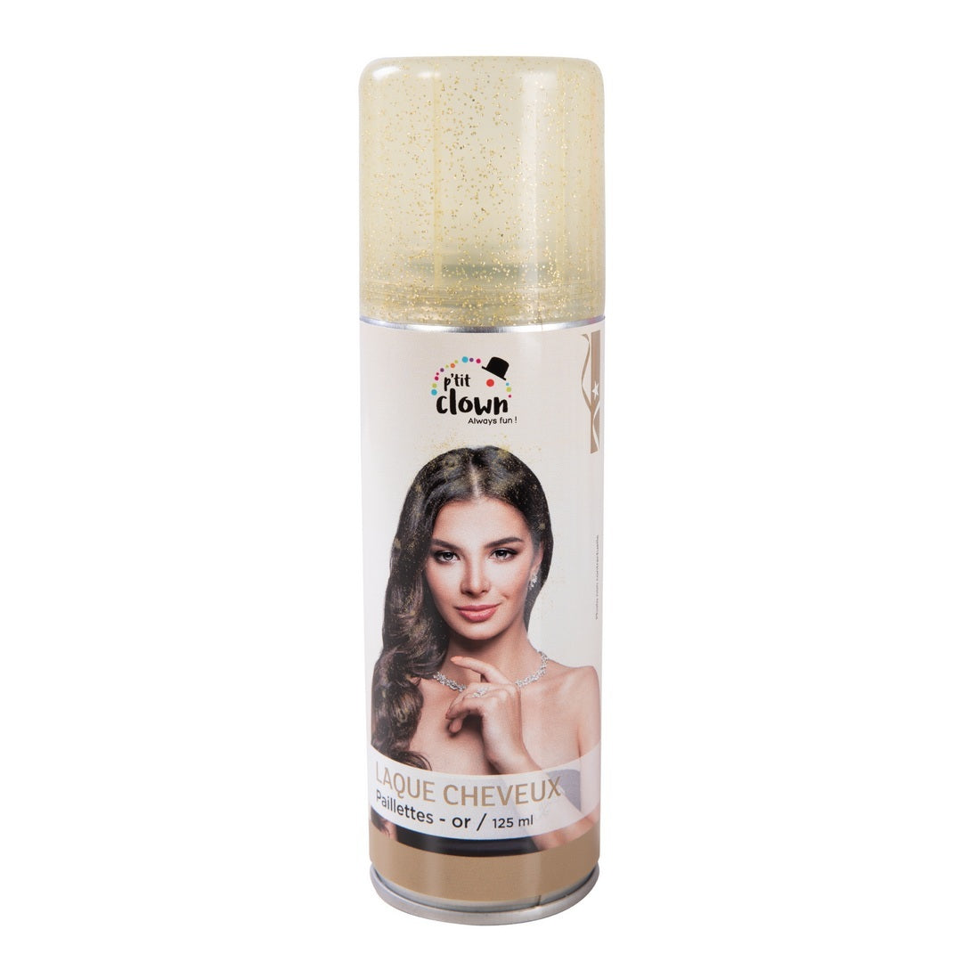 Haarspray mit Glitzer – 125 ml – Gold