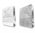 Sac Grand Modèle Joyeux Anniversaire Argent