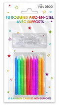Bougies Supports Multicolore