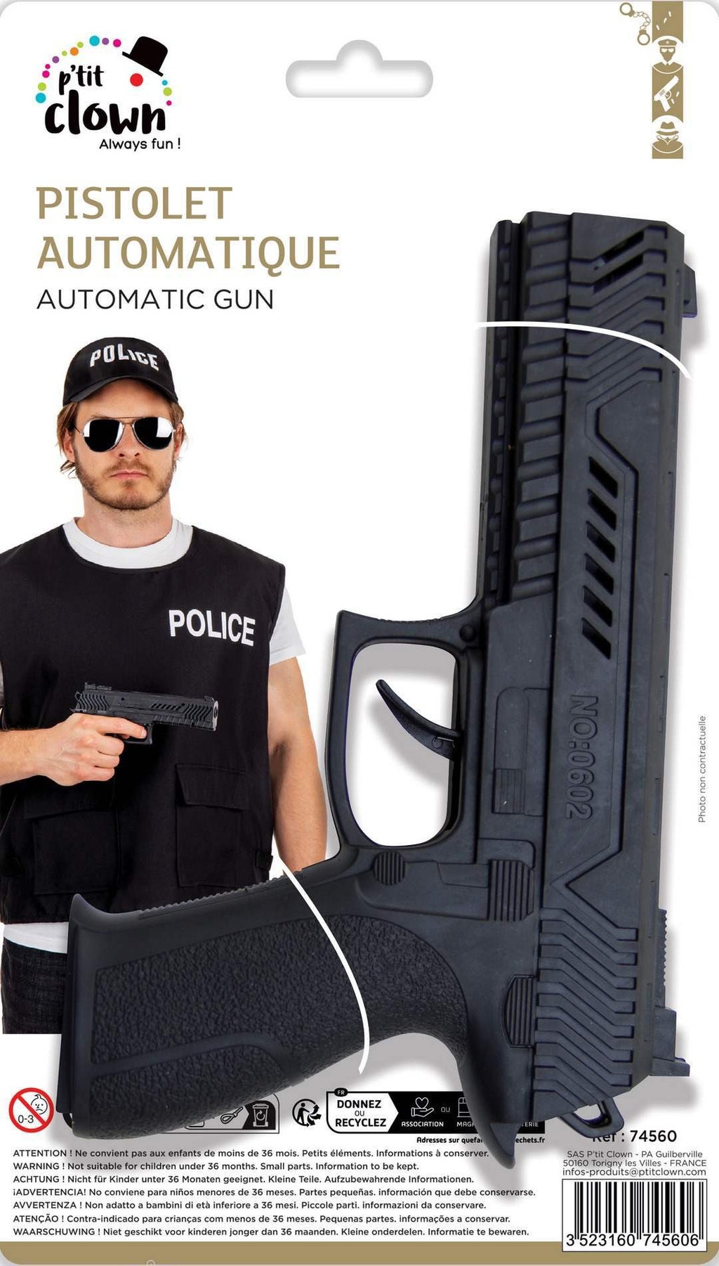 Automatische Pistole – 21cm