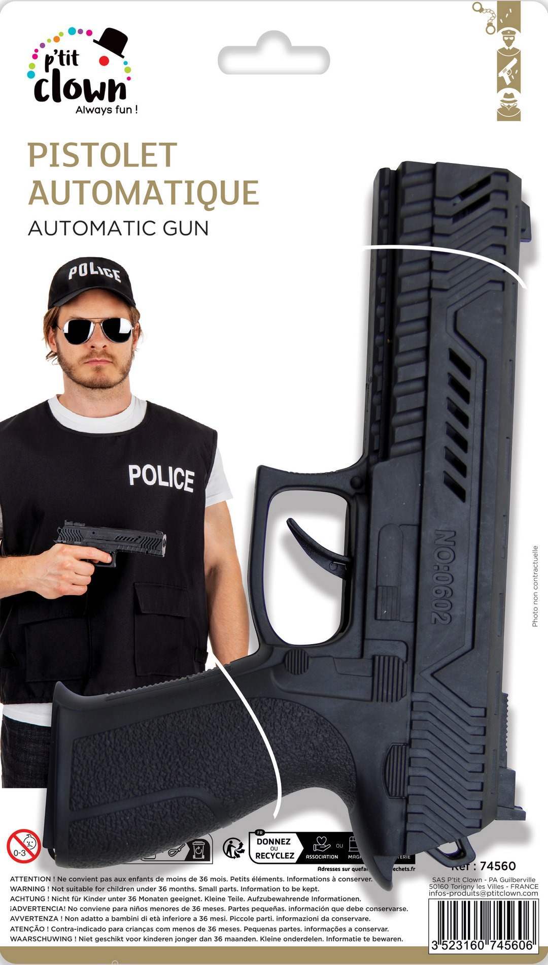 Automatische Pistole – 21cm