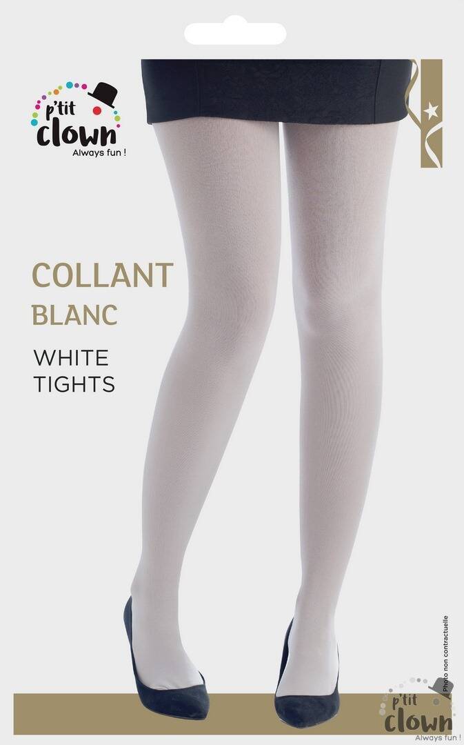 Blickdichte Strumpfhose - weiß