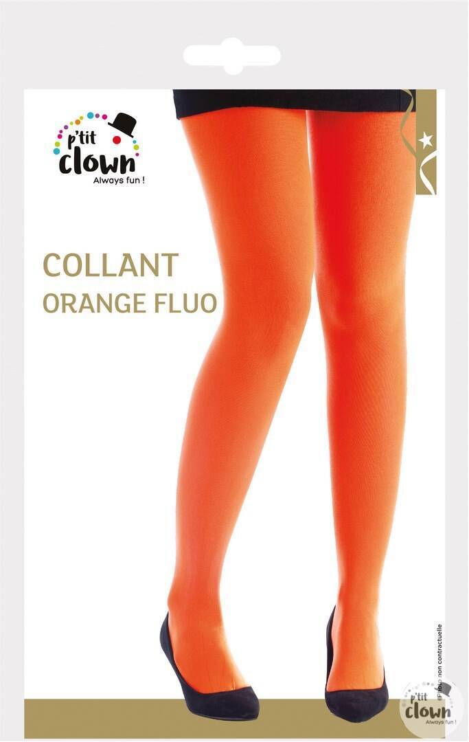 Collant opaque - orange fluo