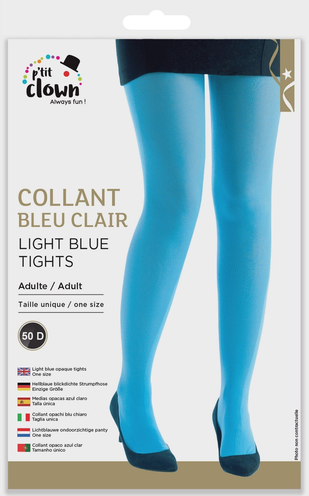 Opaque tights - light blue