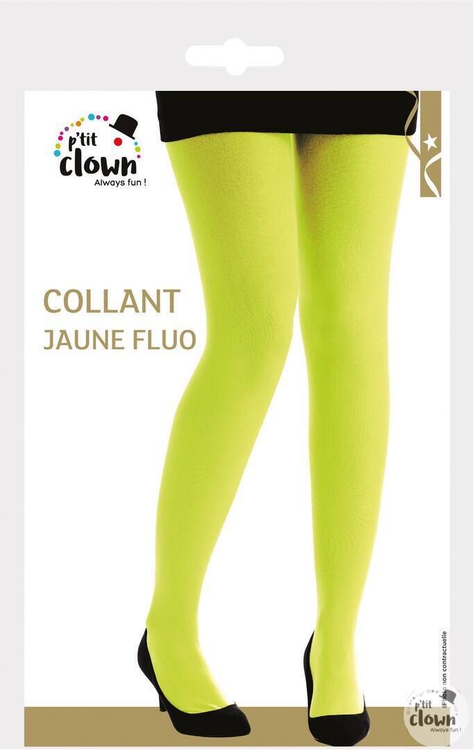 Collant opaque - jaune fluo