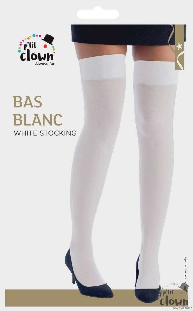 Bas blanc