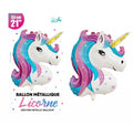 METALLISIERTER EINHORN-BALLON